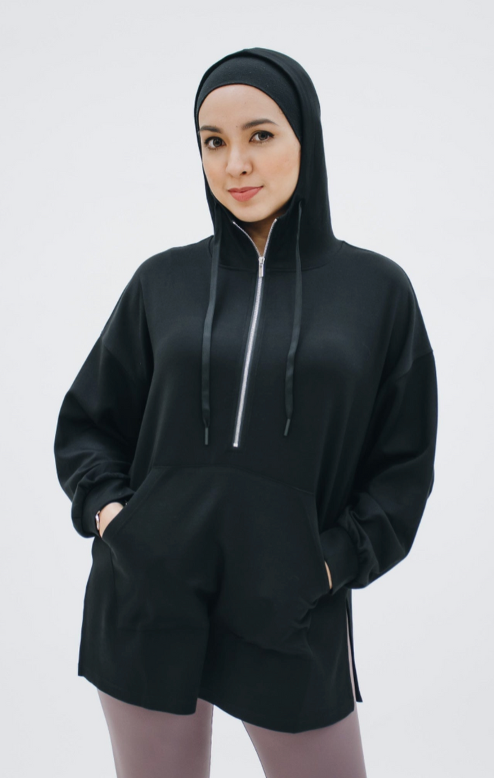 Luxe Oversized Hoodie Zwart | Comfortabele Sporttrui