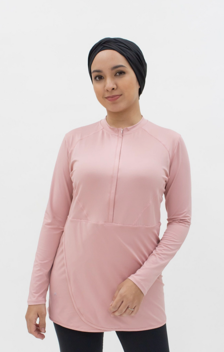 Elegante Kruistop (Criss Cross Top) - in Blush Pink