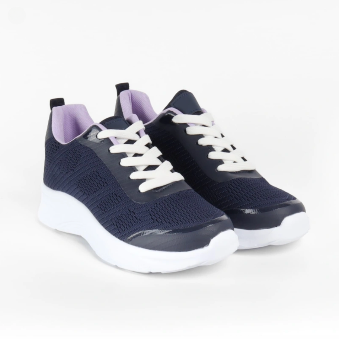 Sleek Stride Contrast Trainer