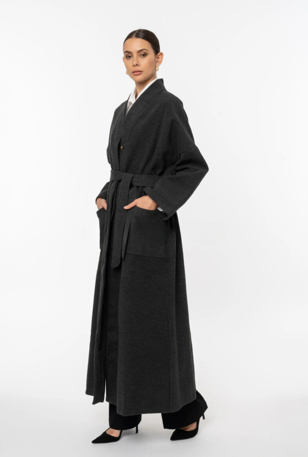 Maxi Cardigan Met Knopen