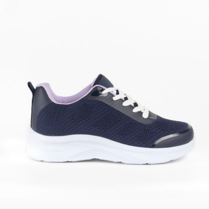 Sleek Stride Contrast Trainer