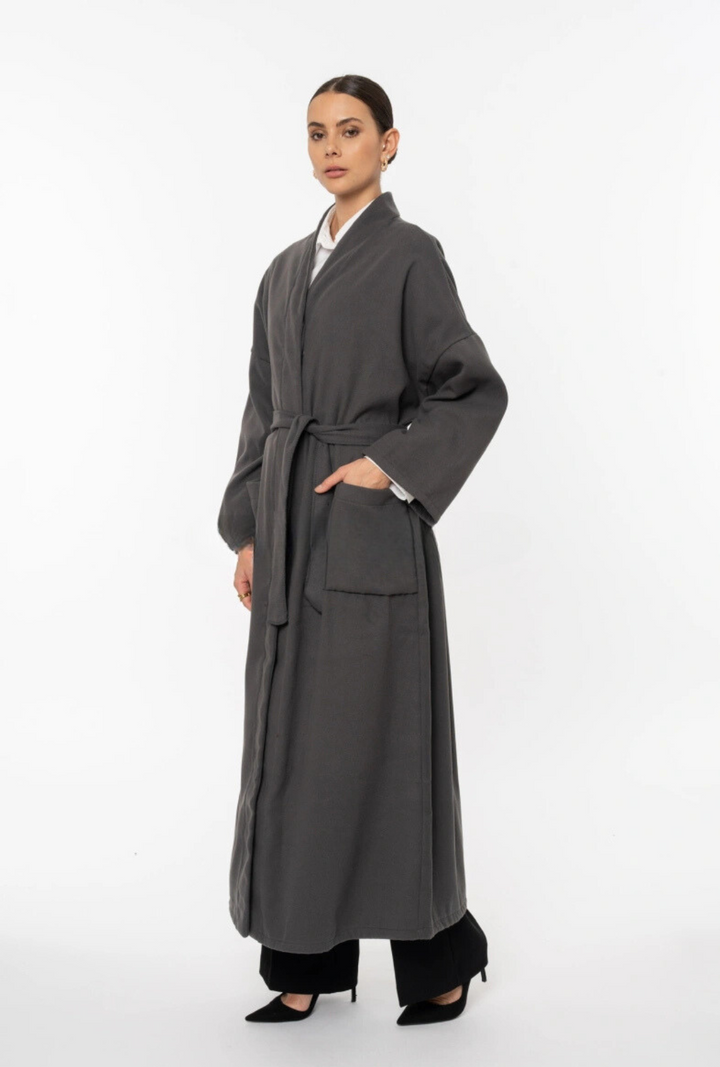 Maxi Cardigan Met Knopen