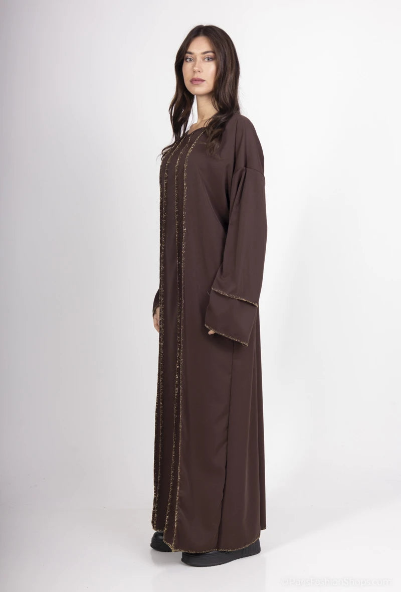 Luxury Silk Maxi Abaya | Premium Medina Quality