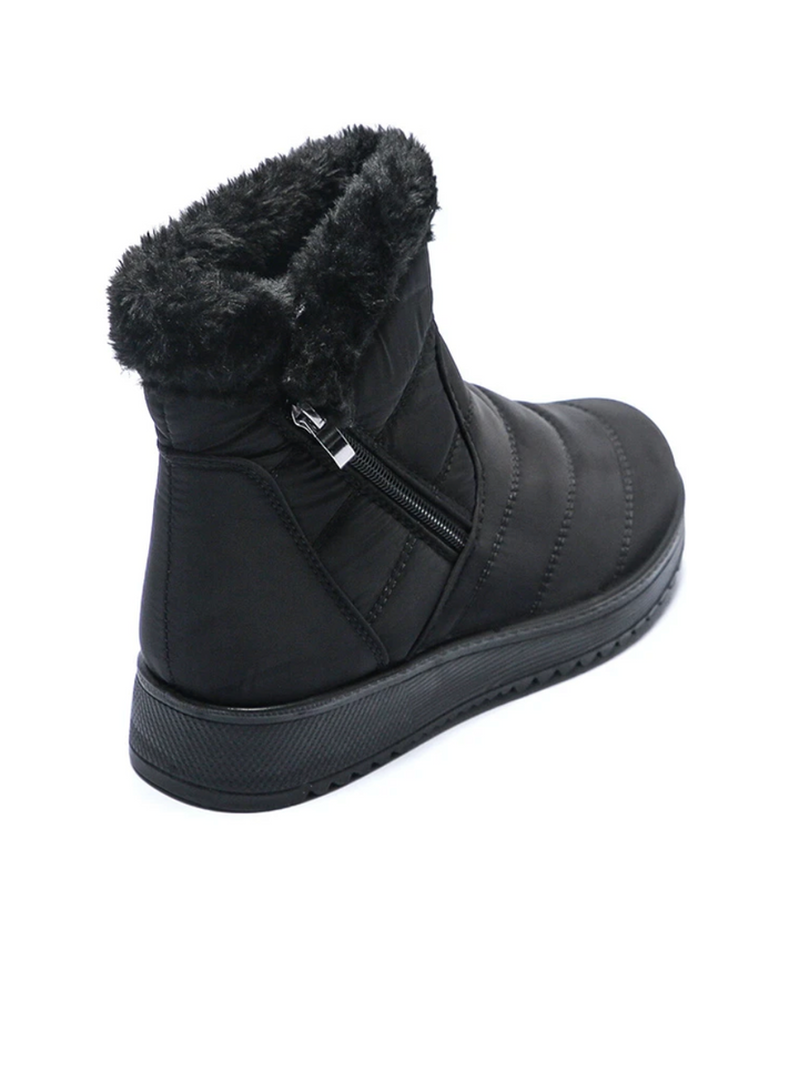 Cozy Winter Zip-Up Ankle Boot