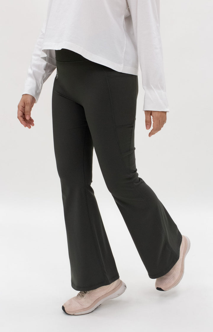 Hoge Taille Fit & Flare Broek